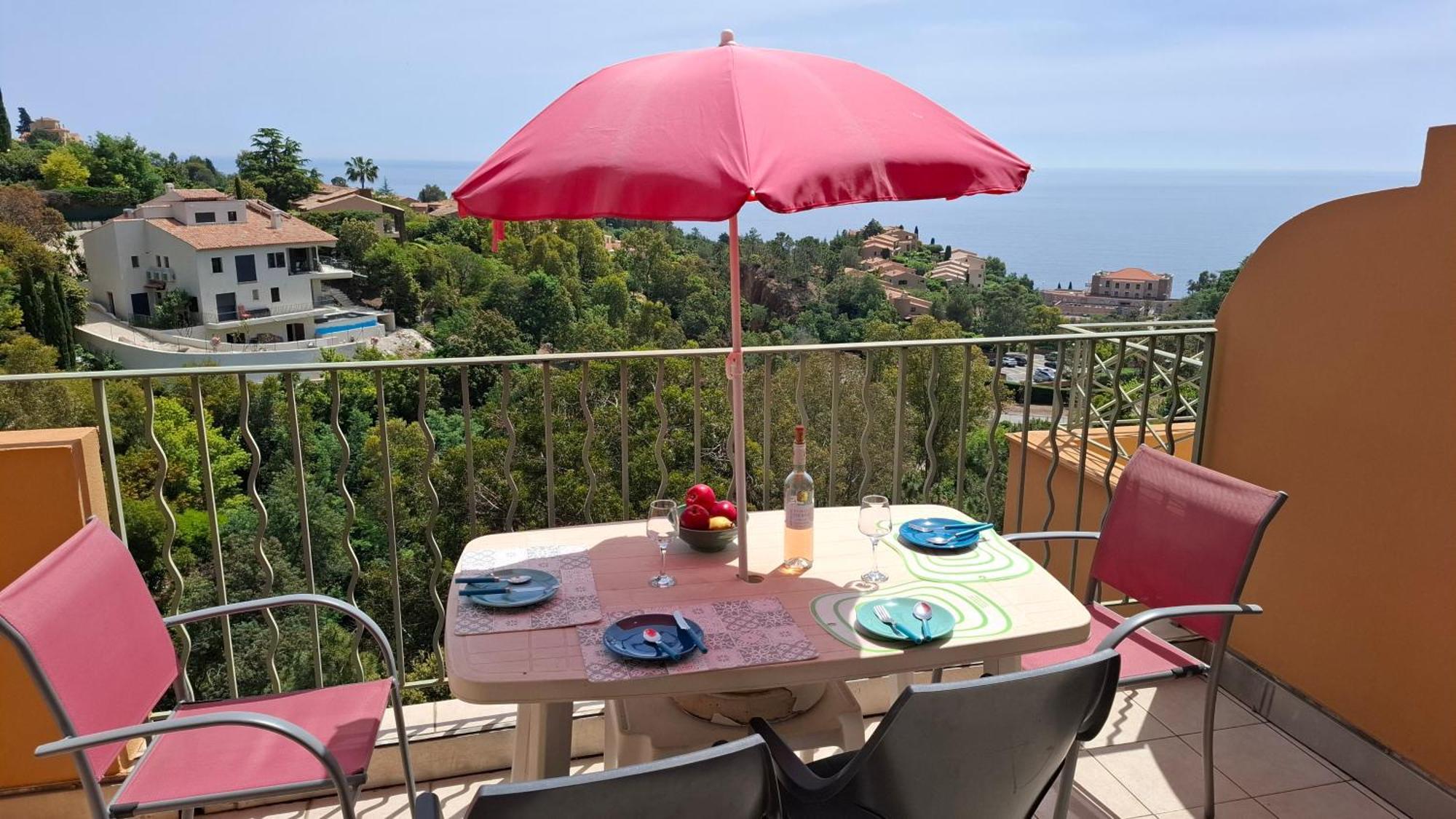 Apartmán Rochemarine Panoramic Théoule-sur-Mer Exteriér fotografie